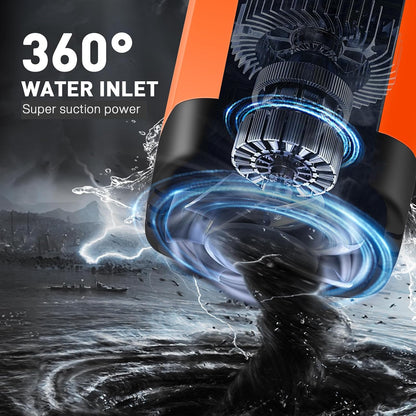 7800Mah Upgrade Portable Camping Shower with Digital Display & Temperature