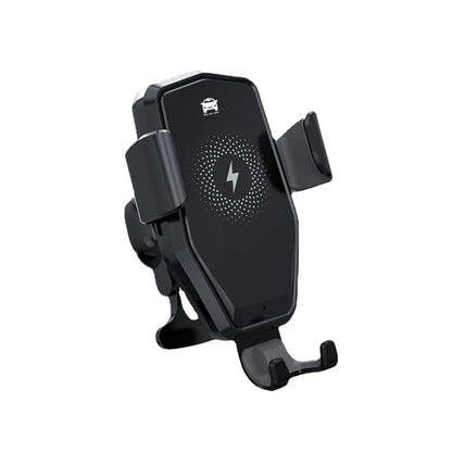 15W Fast Wireless Car Charger with Type-C Interface, Automatic Clamping Air Vent Phone Mount Holder, 360° Adjustable Rotation Car Navigation Charger for Iphone Samsung Android