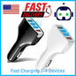 2 3 4 Port USB Fast Car Charger PD Adapter for Samsung Iphone Android Samsung