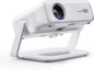 Multi-Angle Projector Stand, 180° Rotation, 1/4-Inch Screw, White | Easy Installation, Durable Build, Compatible with  EAZZE D1R, D1, D1G & Most Projectors, ¼-Inch Screw, Gimbal Stand