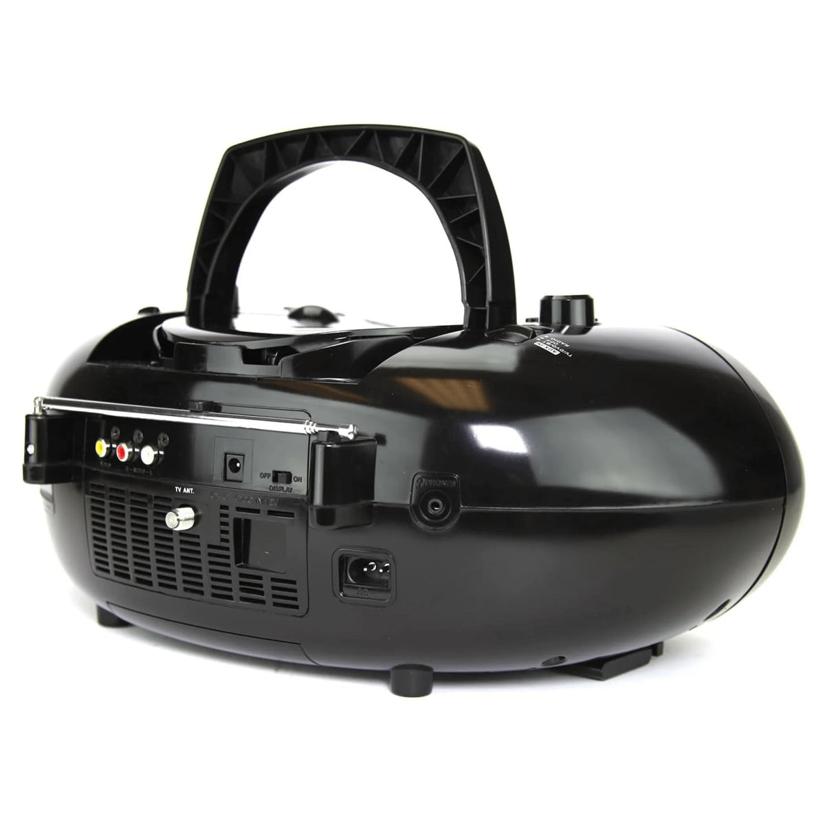 Emerson 7" Bluetooth DVD Boombox W AMFM Radio, Stereo Speakers & Multi-Media