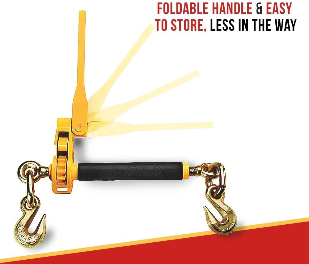 (4 Pack) 5/16-3/8 Peerless Quikbinder Tow Chain Ratchet Binder H5125-0658