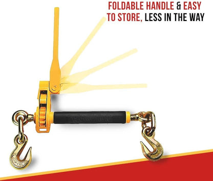 (4 Pack) 5/16-3/8 Peerless Quikbinder Tow Chain Ratchet Binder H5125-0658