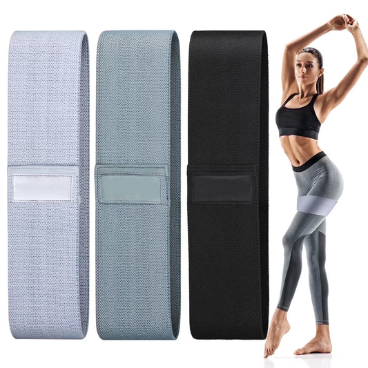 Resistance Bands for Legs and Butt Exercise Bands - Non Slip Elastic Booty Bands, 3 Levels Workout Bands Women Sports Fitness Band for Squat Glute Hip Training