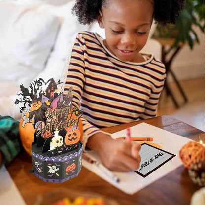 Horrible 3D Ghost Halloween Card Gifts Decoration for Adult Friend | Funny Halloween Pop up Cards for Women Men Him Her，Idea for Party Decoration and Celebration，Envelope Included，