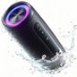 Bluetooth Speaker, Wireless Portable Bluetooth Speaker with IPX7 Waterproof, up to 30H Playtime,30W Powerful Bass,Bt5.4,Led Lights,Tws Pairing for Home/Party/Outdoor/Beach,Birthday Gift