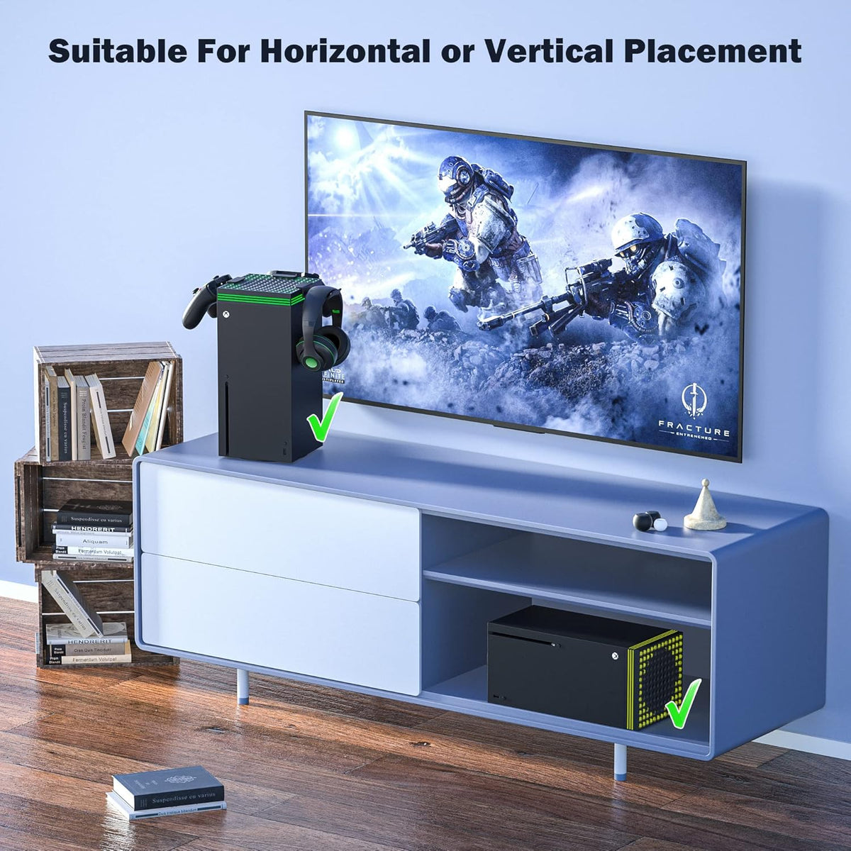 Cooling Fan for Xbox Series X Console - High Speed Top Fan Cooler System with 13 RGB LED Light Modes, Low Noise, Dust Proof, Keeps Your Xbox Console Cool, Fits Horizontal or Vertical Placement