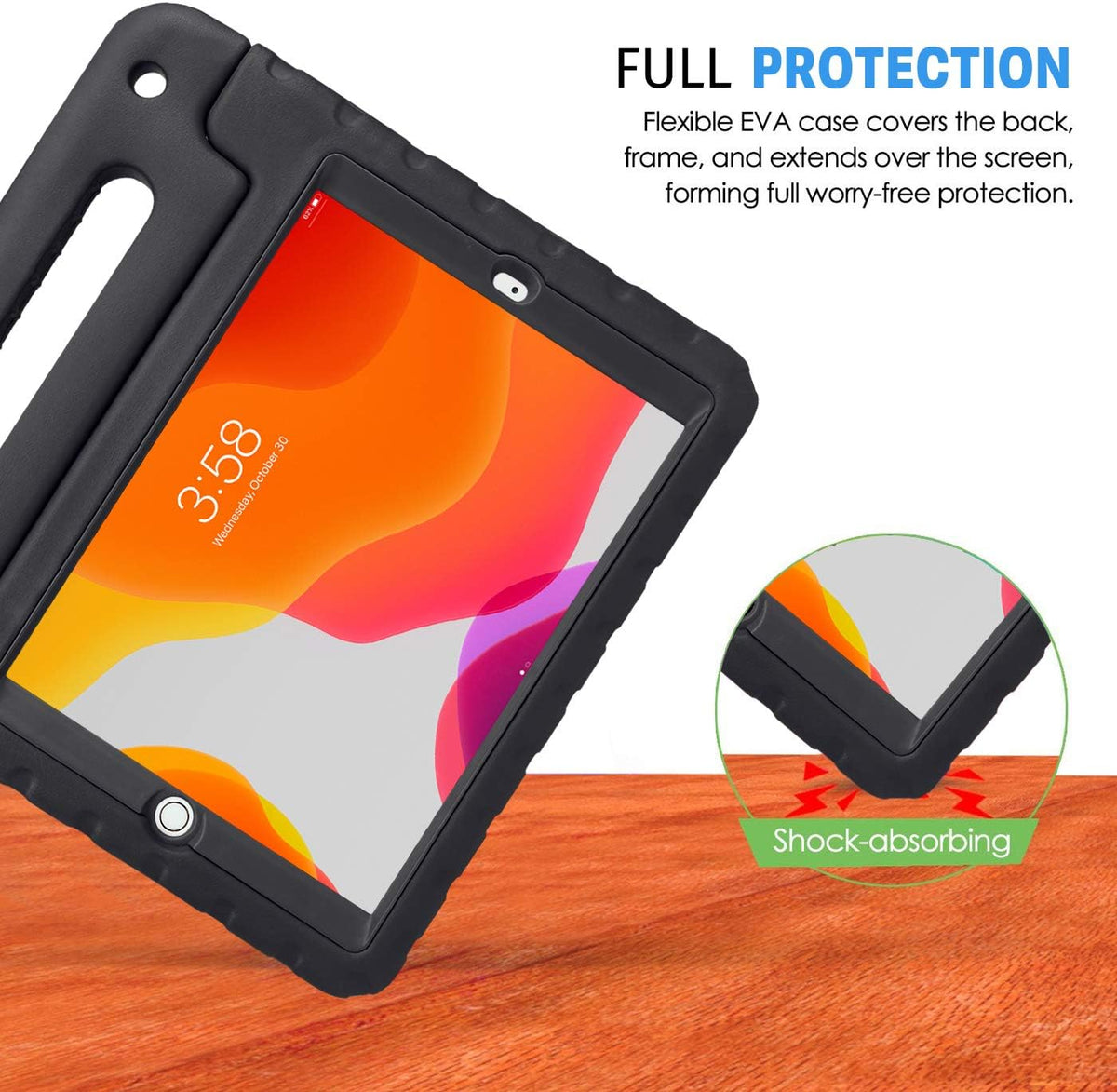 Kids Case for 9Th Gen Ipad Shockproof 10.2 Inch Screen Protector Cover