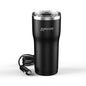 12-Volt 16 Fl. Oz. Travel Heated Mug Black
