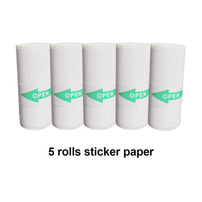 Mini Printer Portable Bluetooth Wireless Smart Label Thermal Portable Printers Stickers Paper Wireless Printers Children Gifts