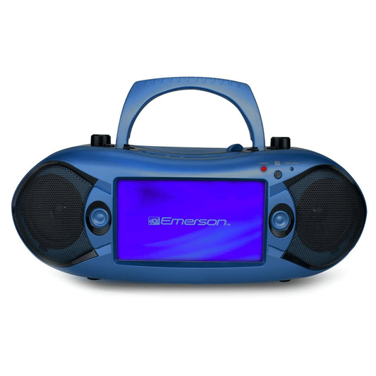 Emerson 7" Bluetooth DVD Boombox Blue - Refurbished