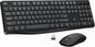 Wireless Keyboard and Mouse Combo, 104 Full-Size Adjustable Keyboard with Battery Indicator, Compact Computer Keyboard, Silent Mouse, 3 DPI, Easy to Use, for Windows, Chrome, Laptop, Computer