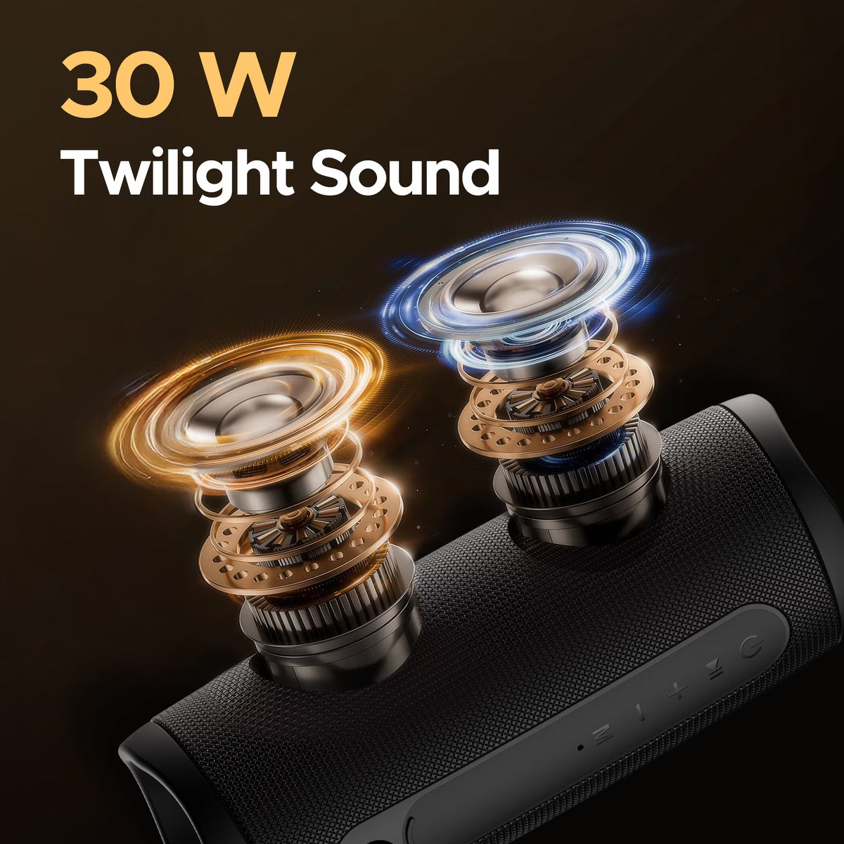Bluetooth Speaker, Wireless Portable Bluetooth Speaker with IPX7 Waterproof, up to 30H Playtime,30W Powerful Bass,Bt5.4,Led Lights,Tws Pairing for Home/Party/Outdoor/Beach,Birthday Gift
