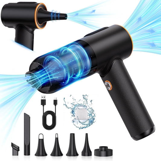 Portable Car Vacuum, Handheld Vacuum Cleaner with Brushless Motor, Car Handheld Vacuum for Home, Car, Office