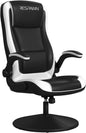 800 Console Rocker Gaming Chair, Swivel Seat with Lumbar Support | 360° Swivel Rocker Gaming Chair with Lumbar Support, Flip-Up Arms and Stable Base for Console Gaming or Reading.