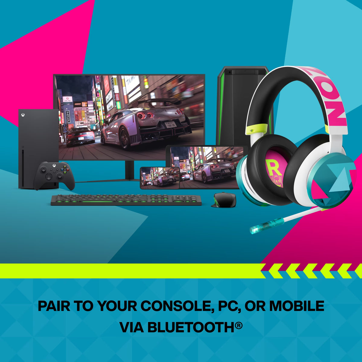 Wireless Headset – Forza Horizon 6 Limited Edition – for  Series X|S,  One, Pcs, and Cloud-Enabled Devices