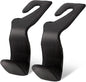 Car Headrest Hooks, 2 Pack Leather Car Purse Holder, Car Back Seat Organizer for Purse Coats Umbrellas Groceries