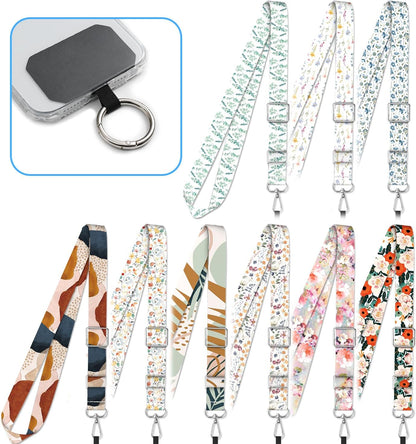 2 Pack Phone Lanyard Cell Phone Lanyard Crossbody Adjustable Phone Strap for Use around the Neck Cell Phone Lanyard