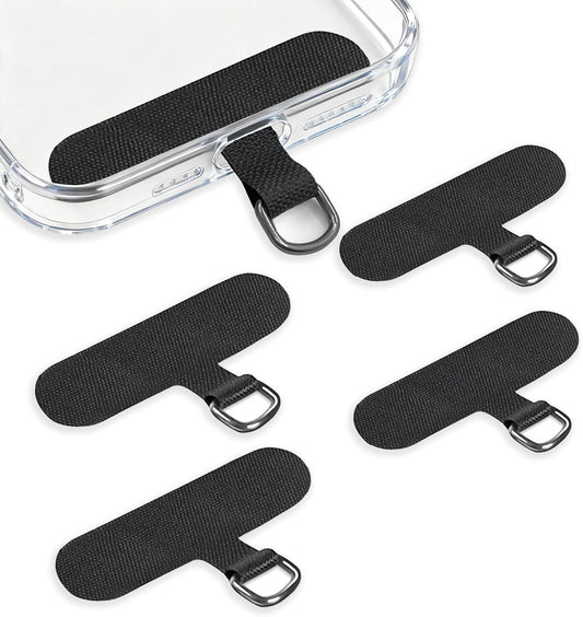 Phone Tether Tab, 4 Pcs Universal Phone Lanyard Tab Used with Crossbody Strap, for Cell Phone Cases
