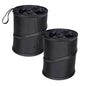 2PCS Car Trash Can - Mini Collapsible Pop-Up Car Garbage Can | Waterproof Hanging Car Trash Bag W/Elastic Band,Portable Garbage Bin for Car/Home,Travel