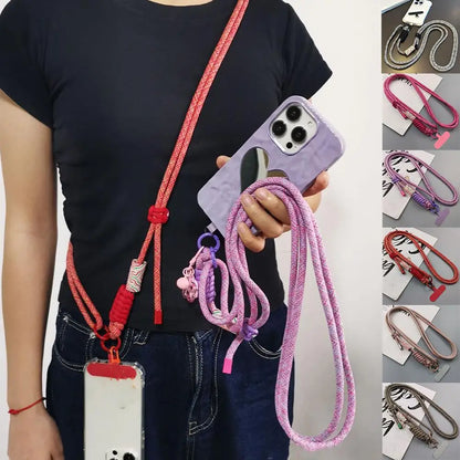 Mobile Phone Lanyard Adjustable Long Crossbody Lanyard Neck Rope Band Shoulder anti Loss Cell Phone Accessories