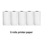 Mini Printer Portable Bluetooth Wireless Smart Label Thermal Portable Printers Stickers Paper Wireless Printers Children Gifts